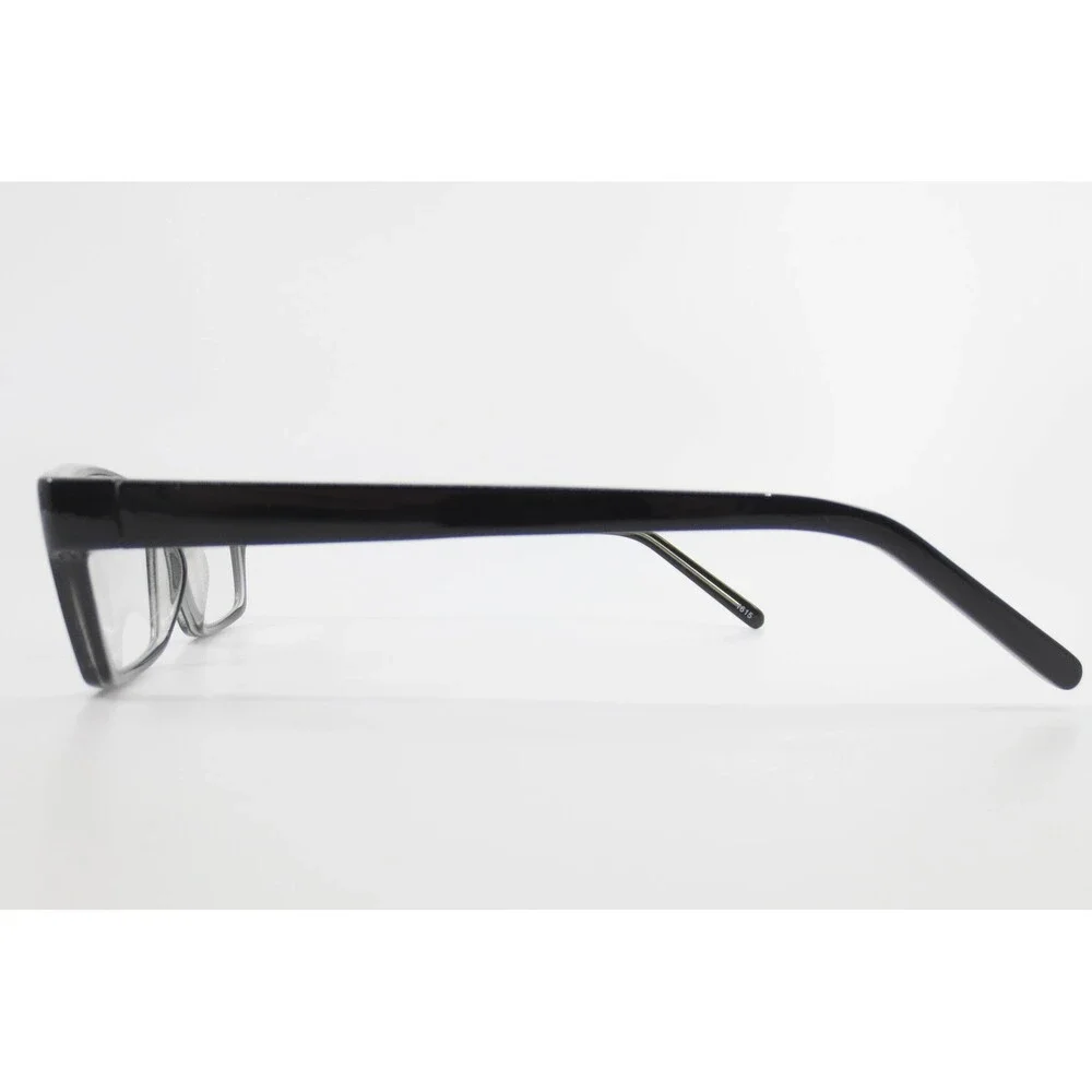 Modern Optical MP5103 BK/CR Black Crystal Rectangular Eyeglass Frames 56-18-145